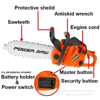 Toy Chainsaw Kids Toy Tools for Children Tools Electric Power Chainsaws for Tool Bench Boys Gift Pretend Play Saw with Sound 2