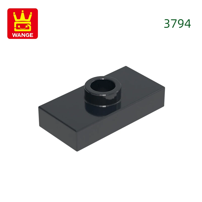 Wange 3794 15573 100g/307 Stück Modifizierte 1x2 Platte mit 1 Bolzen Bausteine Großpackung Kreativität mit Steinen für Kinder