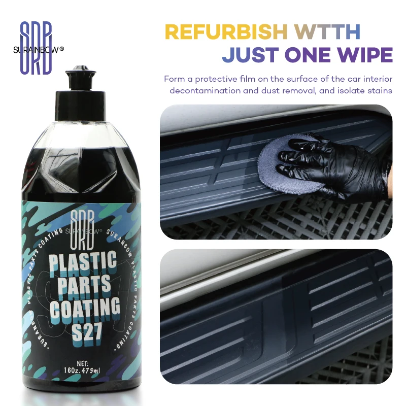Plastic Restorer Coating | Plastic, Rubber, and Vinyl Back to Life! | User Friendly Trim Restorer | Safe Auto Detailing Supplies 6