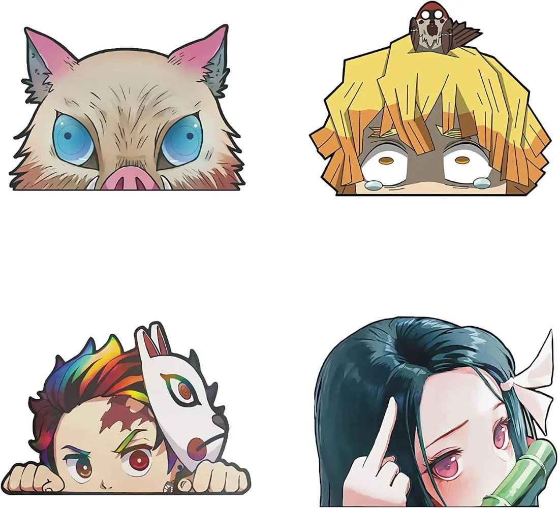 Planche De Stickers Demon Slayer - Kimetsu No Yaiba - Ufotable - Occasion