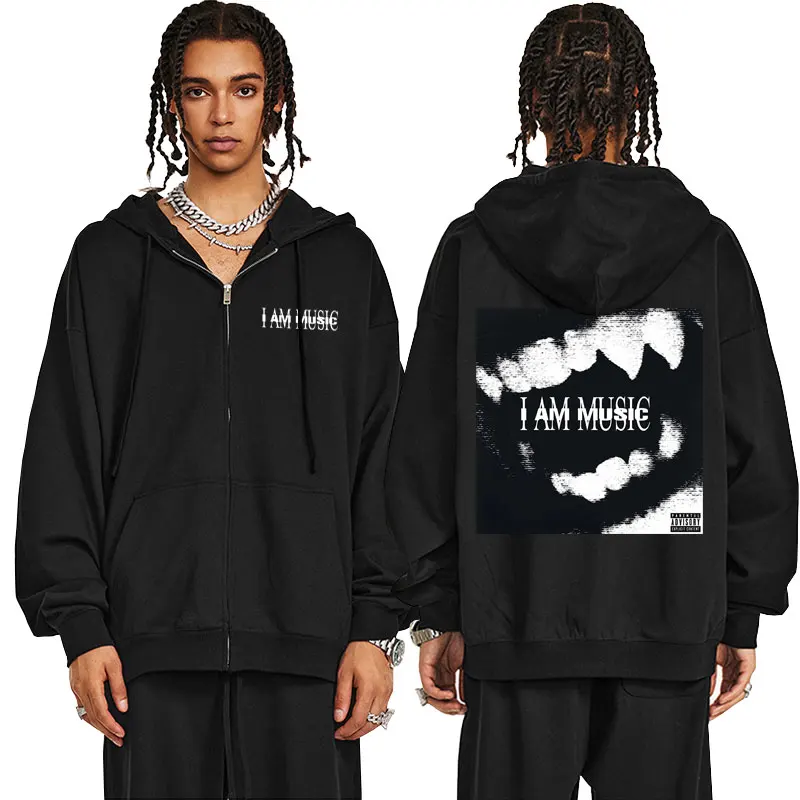 Rapper Playboi Carti I Am Music Opium Zipper Hoodie Men Women Hip