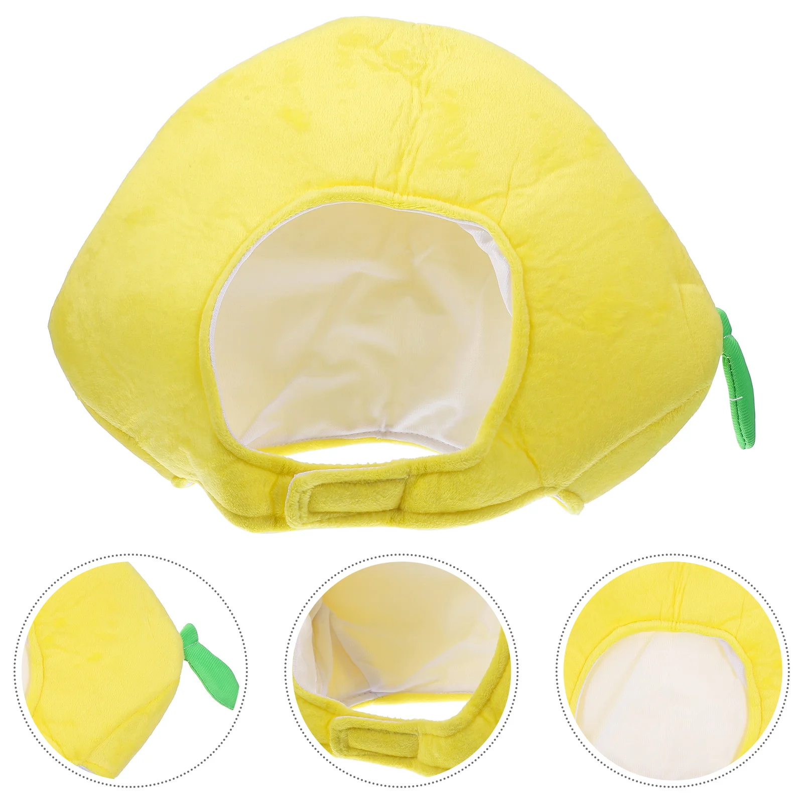 

Lemon Hood Party Decoration Design Hat Shaped Head Cover Prop Adorable Photo Lovely Plush