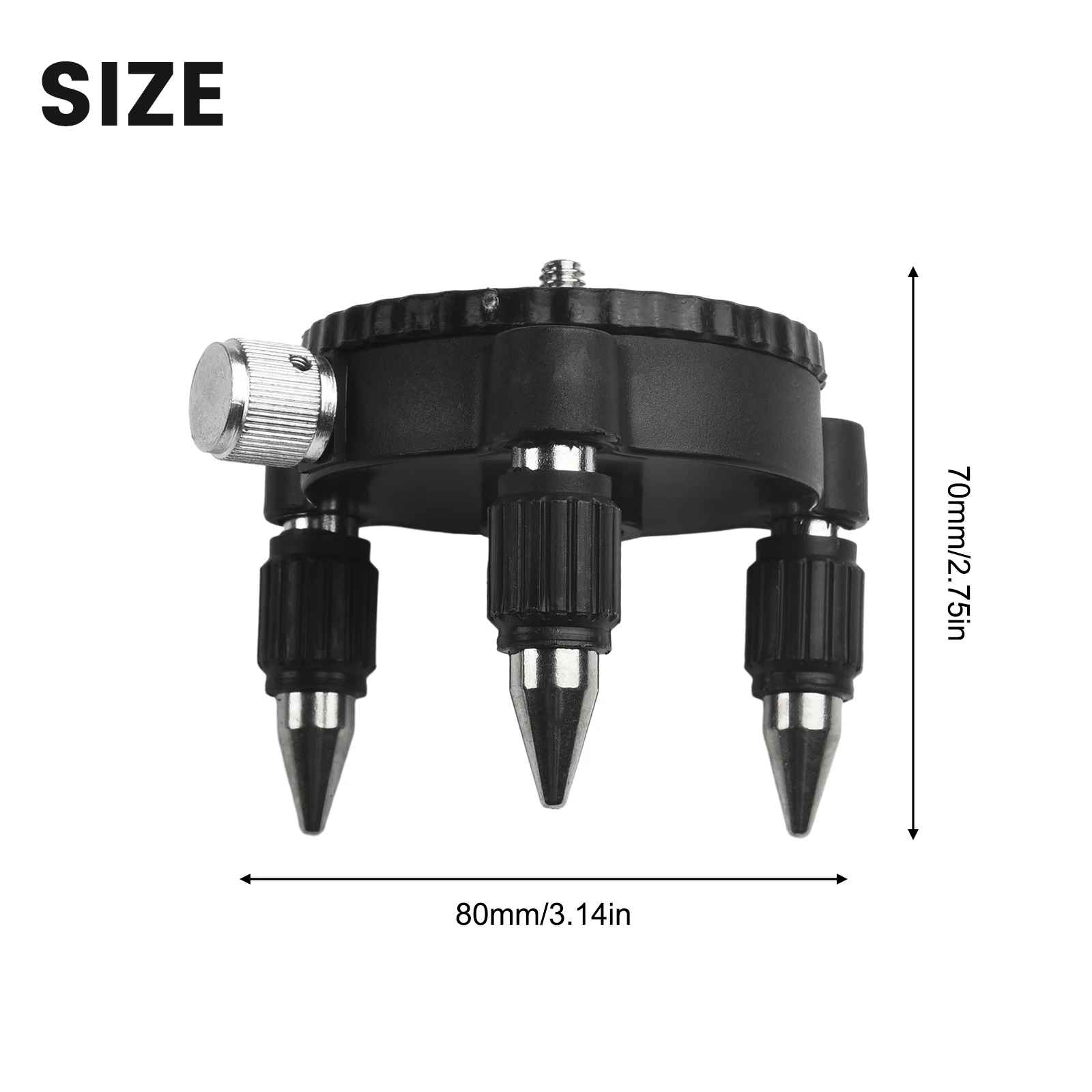 

Measuring Tool Parts Level Adapter Meter Base For Lase Level Meter 360-Degree Plastic Rotation Base High Quality