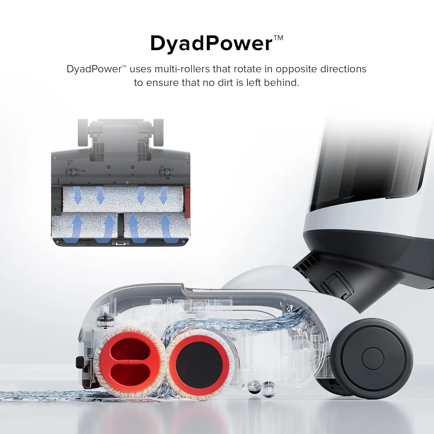 Dyad Pro Wet and Dry Vacuum Cleaner with 17000Pa Intense Power Suction, Vanquish Wet and Dry Messes with DyadPower, Self-Cleanin 2
