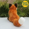Realistic Red Fox High Fidelity Cute Plushie Vulpe Plush Toys Lifelike Animals Simulation Stuffed Doll Kawai Toy Gifts For Kids 4