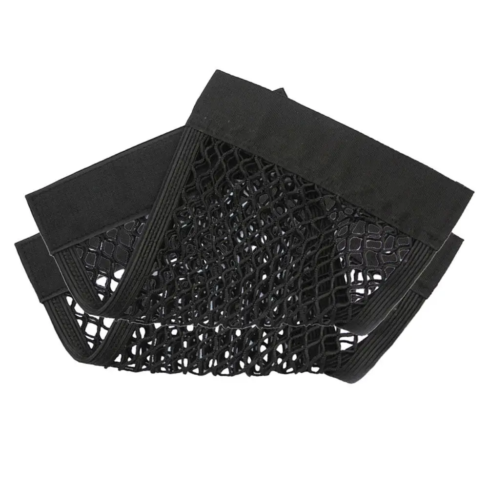 2Pcs 자동차 캠핑 액세서리에 대 한 자동차 캠핑 액세서리에 대 한 2Pcs 범용 트렁크 주최자 더블 레이어 메쉬 수하물 그물 안전 고정 옥스포드 패브릭
