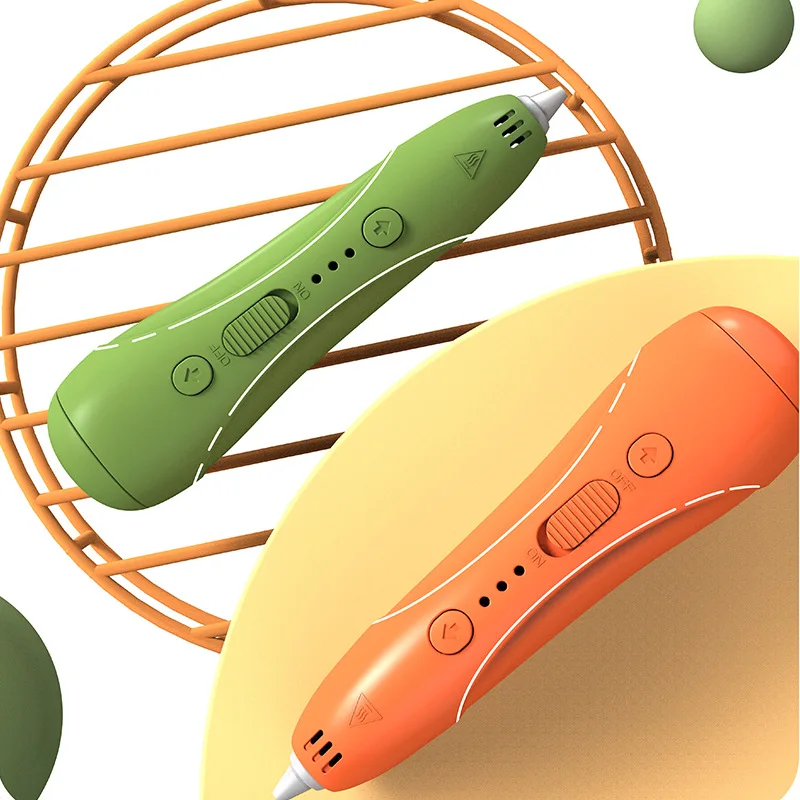 Luxmoc Creative 3d Printing Pen Low Temperature Not Hot 3D Drawing Pen DIY Three-Dimensional Graffiti Models 3D Drawing