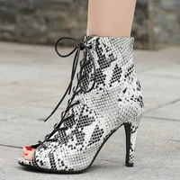 Summer Women's High-Quality Fashion Sandals Sexy High Heels Open-Toe Zipper Comfortable Indoor Jazz Dance Heels Shoes for Ladies - Image 5