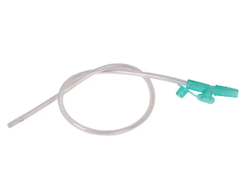 Description Picture 2 of item100PCS Medical Oral Cavity Mouth Sterile Suction Catheter Household Manual Sputum Aspirator Use Tube Adult Children F8 F10 F12