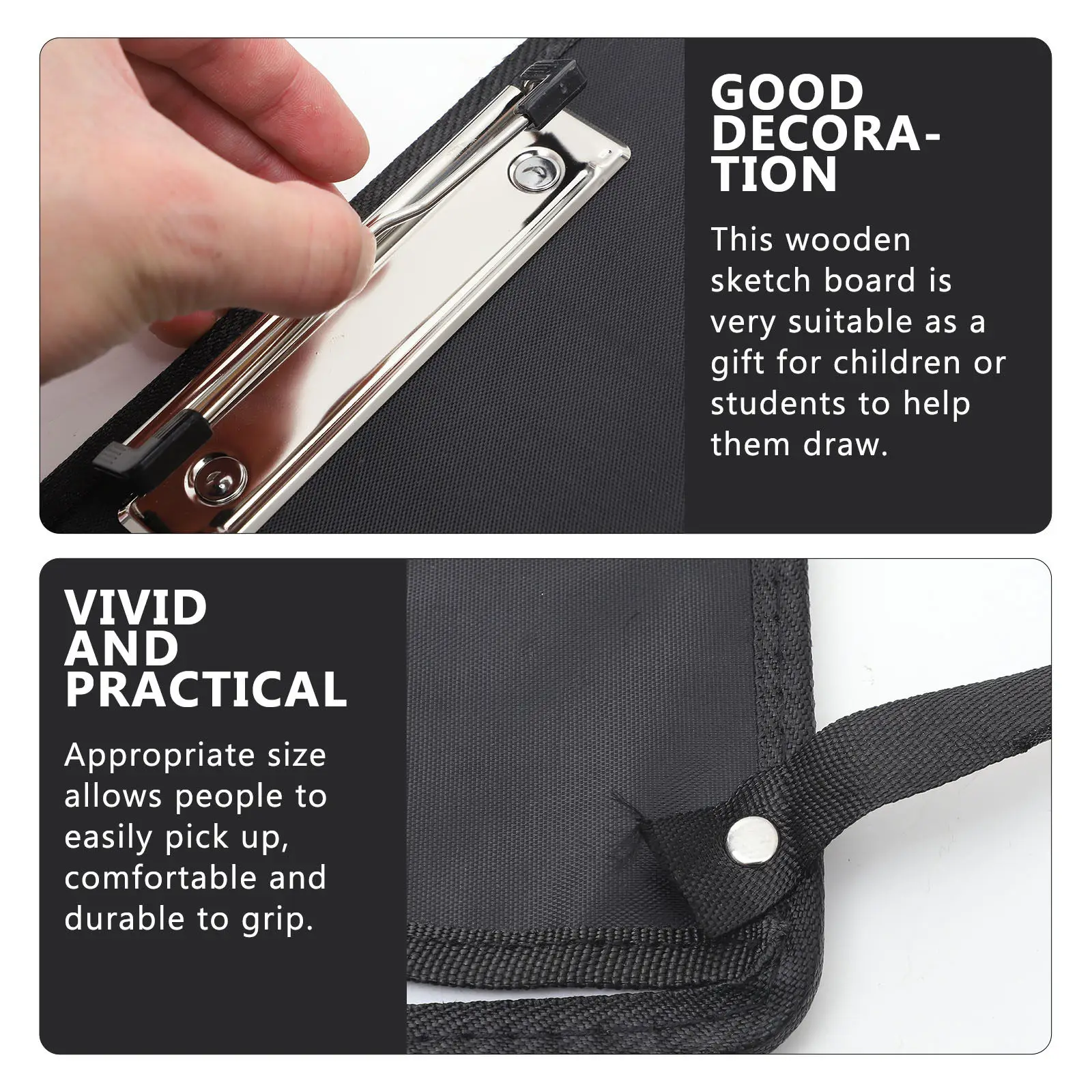 방수 스케치 보드 경량 드로잉 클립보드 휴대용 스케치 폴더 그림 스케치 아트에 적합
