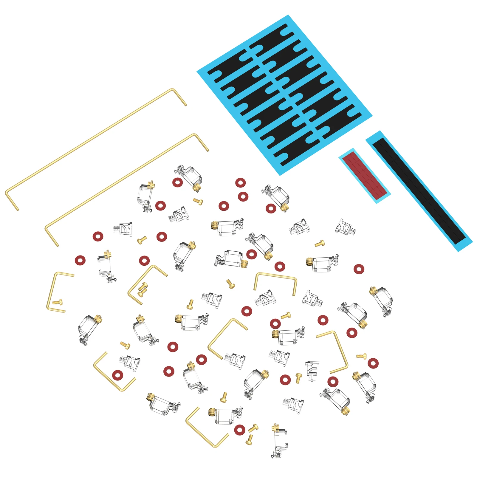 Durock-screw-in Estabilizador v2 Pcb Mount Estabilizadores Keycap Stabs Barra de Espaço Teclado Mecânico - Imagem 4