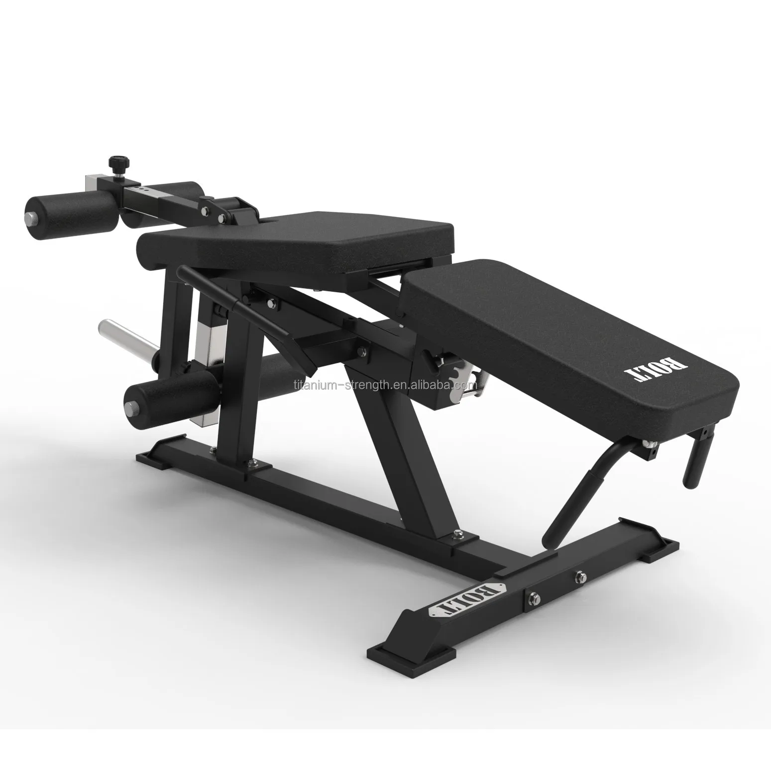 W4052 Commercial Adjustable Weight Bench Press Fitness Equipment Weight Training Adjustable Bench With Leg Extension Curl Combo