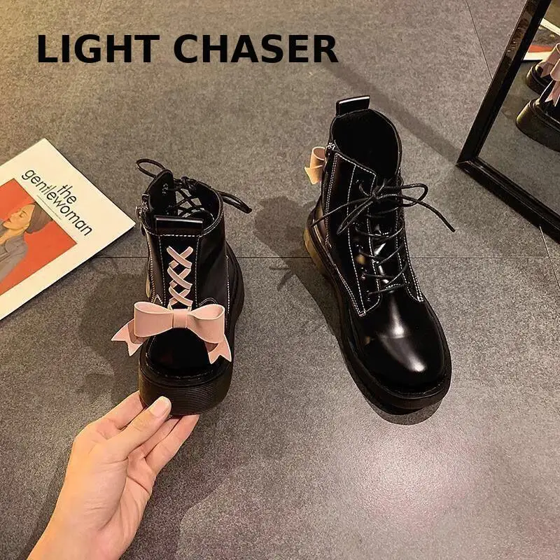 Chelsea Boots Chunky Boots Women Winter Shoes Cow Suede Ankle Boots Black Female Autumn Fashion Platform Booties Women's boots
