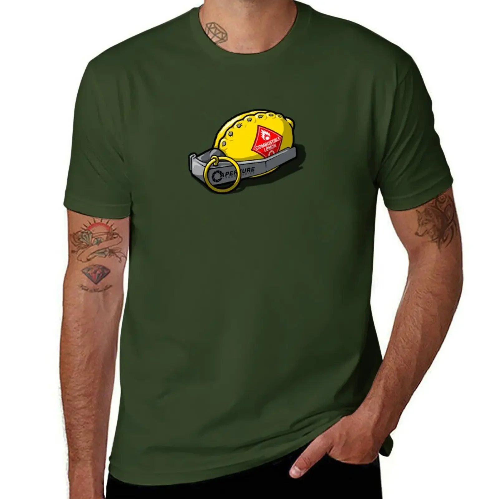 

Combustible Lemon T-shirt customs plain mens t shirts