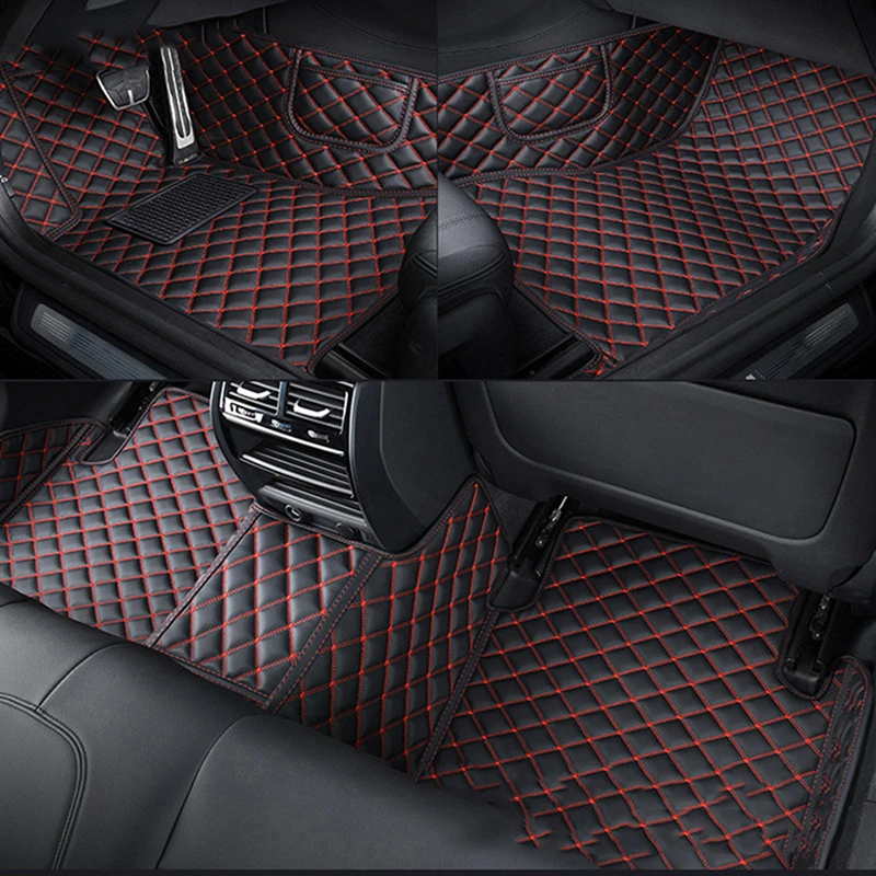  Voiture Cuir Tapis De Sol pour BMW X7 (7 Seats) 2019+ Tapis Sol Voiture  Personnalisés Tapis antidérapant Auto Couverture complète des Tapis,B