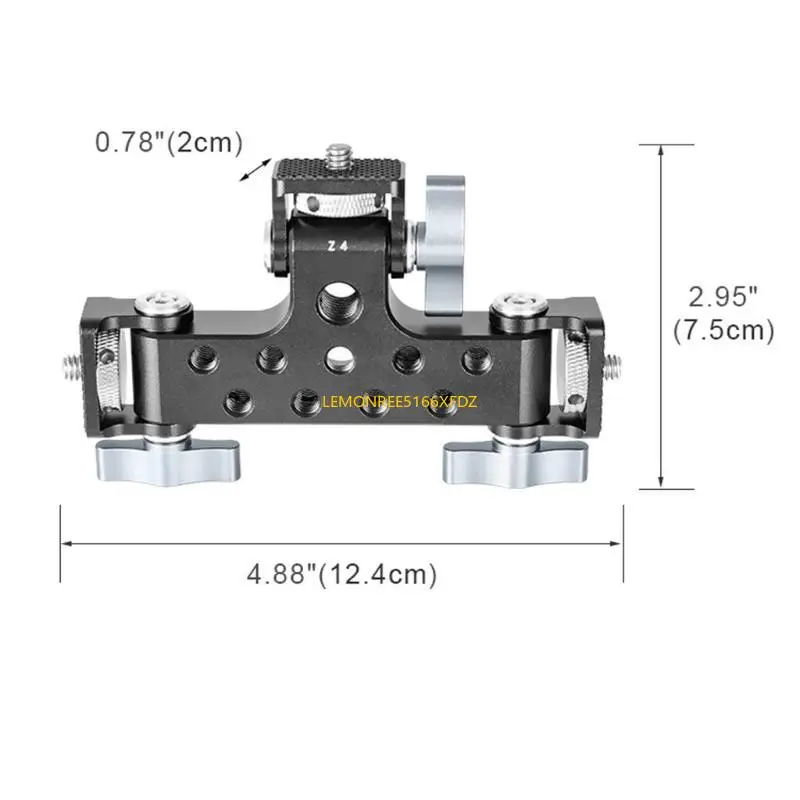 Y1AE 180 Degree Rotating PTZ Base Aluminum Alloy 3-Position Live Streaming Stand Holder for Photography Enthusiasts