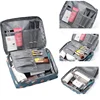 Portable 3 layers Makeup Organizer Bag Mesh Divider Cosmetic Cases  Waterproof Toiletries Pouch Travel Storage Tools  Wash Bag 1