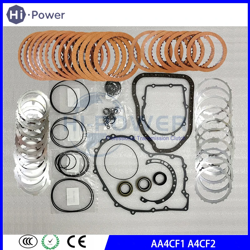 

A4CF1 A4CF2 Automatic Transmission Clutch Master Rebuild Kit For Hyundai Elantra Gearbox Friction Steel Plate Disc Overhaul Kit