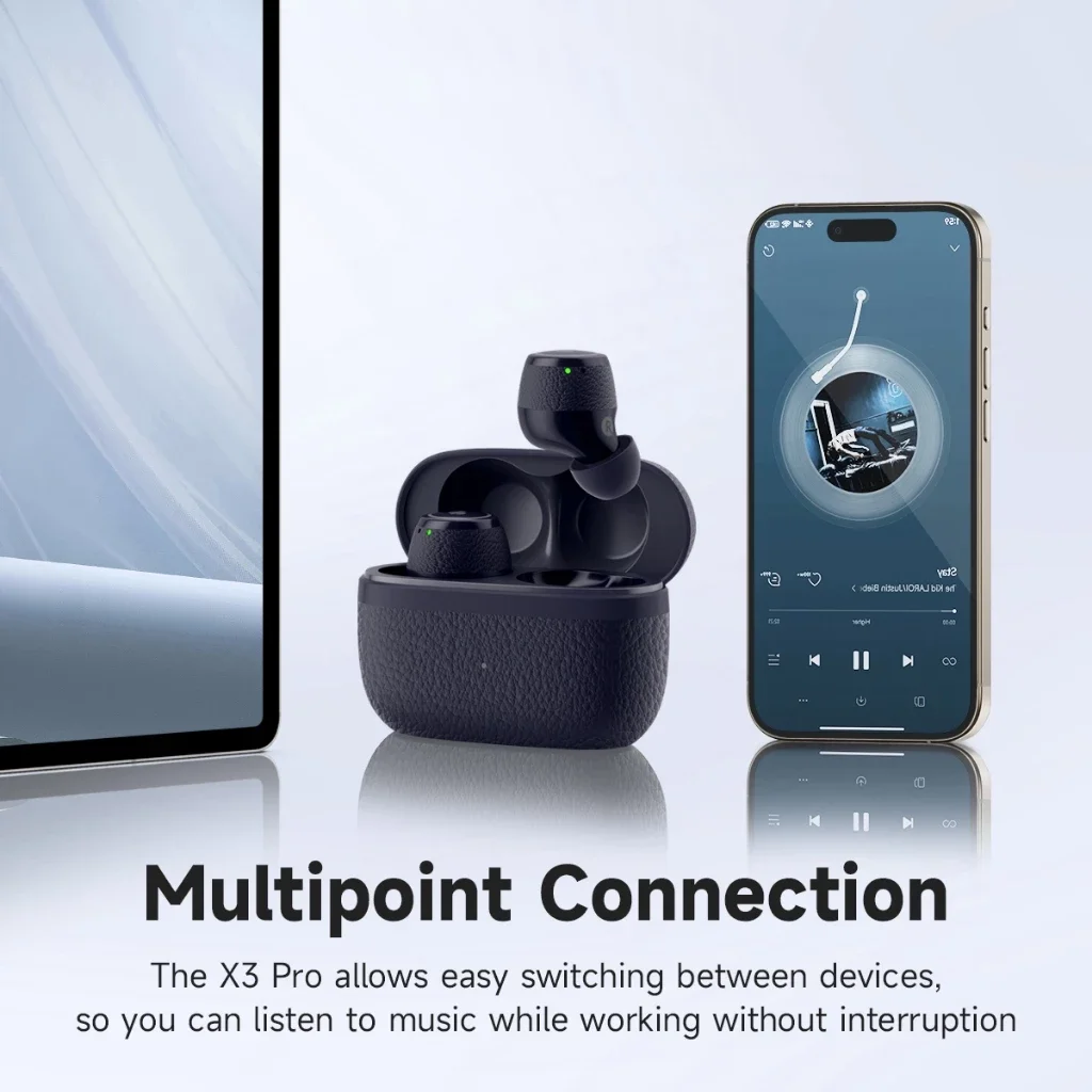 Wireless Earbuds Edifier X3 Pro True Active Noise Cancellation Bluetooth V5.4 Multipoint Connection IP54 Lightweight