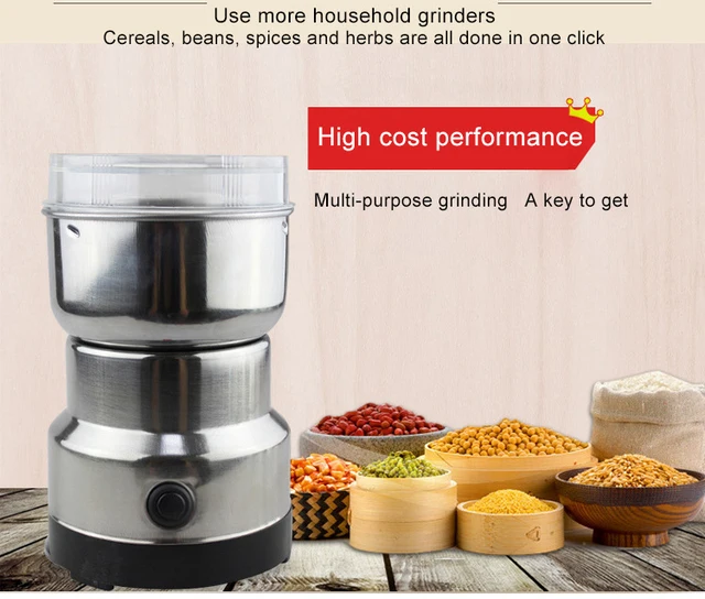 Joston Food Crusher Cinnamon Vegetable Garlic Sugar Powder Making Grinding  Machine Solid Pulverizing Machinery - China Coffee Grinder, Herb Grinder