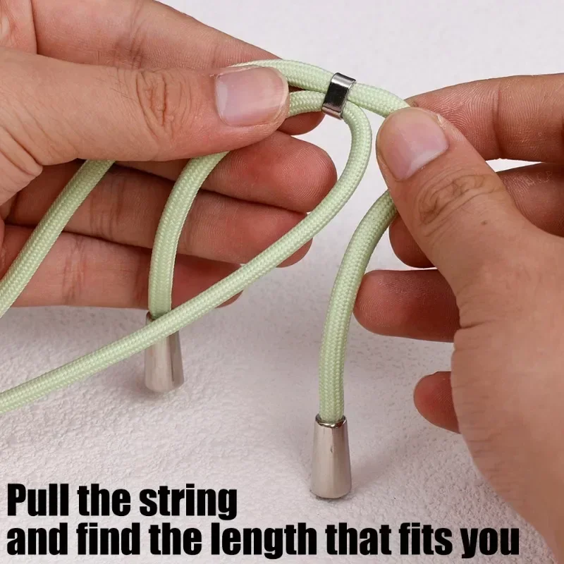 Phone Lanyard Adjustable Outdoor Universal Case Crossbody Shoulder Card Neck Cord Clip Hang Detachable Anti-lost Wrist Strap