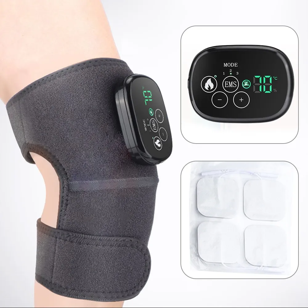EMS-knee pads, straight arms, shoulder pads, touch button massage/hot compress massage machine massager 3