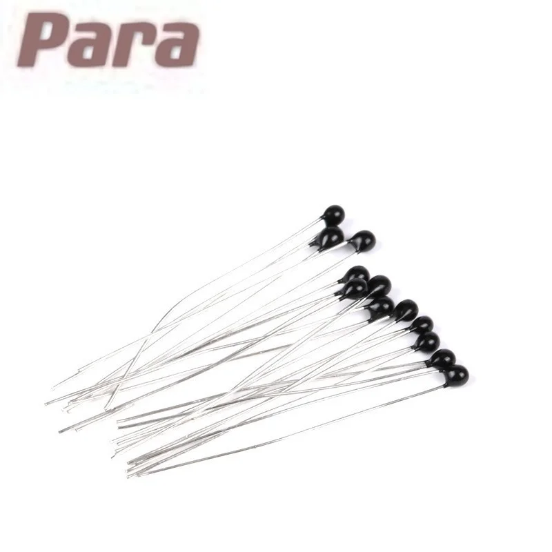 20PCS/LOT Thermistor Thermal Resistor MF52 NTC-MF52-103/3435 10K ohm R 103 3435 B 1% NTC Thermal Resistor Temperature Sensor