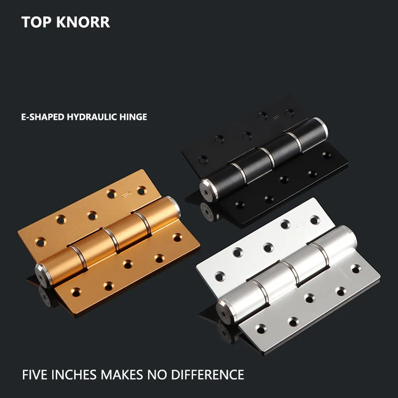Hydraulic Hinge Invisible Door Self-closing Door Closer Silent Damping Hinge Slot-free E-type Hidden stainless steel hinges door hinges