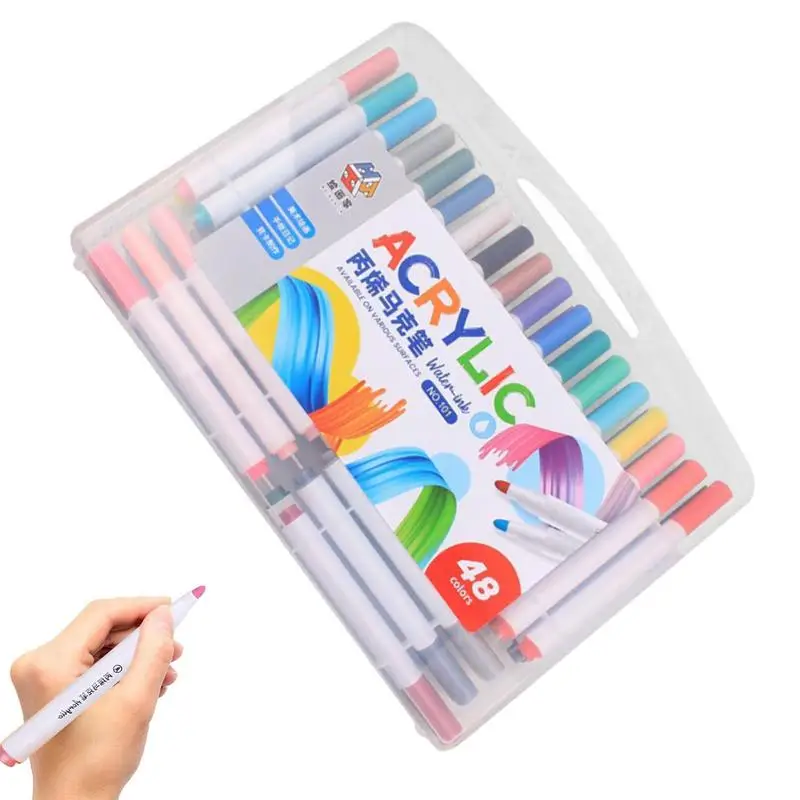 Marker Set For Kids Kids Waterproof Art Marker Pen Colored Markers Bright Multifunctional Kids Coloring Markers Set Safe For