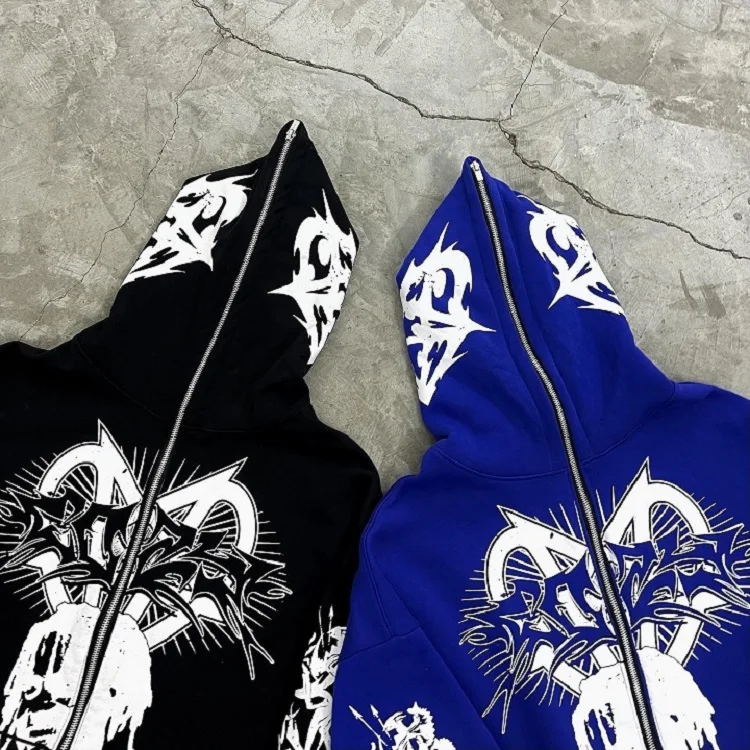 Blue Skeleton Cardigan