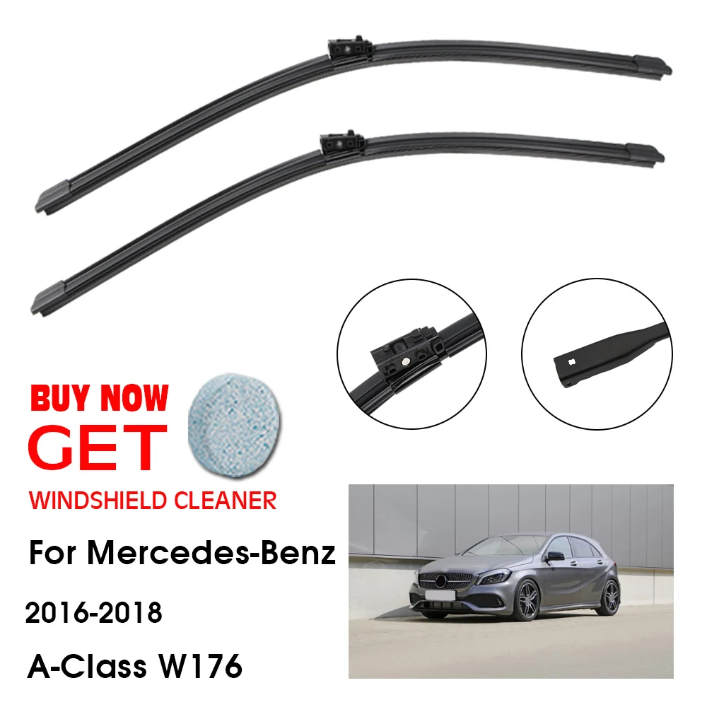 

Car Wiper For Mercedes-Benz A-Class W176 24"+19" 2016-2018 Fronte Window Washer Windscreen Windshield Wipers Blades Accessories