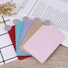 1 x stainless steel mirror with carry sleeve Card Pocket Mirror Makeup Portable Travel Stainless Steel Unbreakable 4