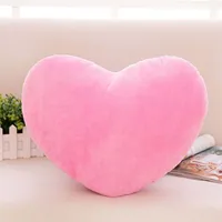 15//20/30/40cm Soft Heart Shape Pillow Lover Decor Pillow Living Room Bedroom Decorative Throw Pillow Cotton Valentines Day Gift 6