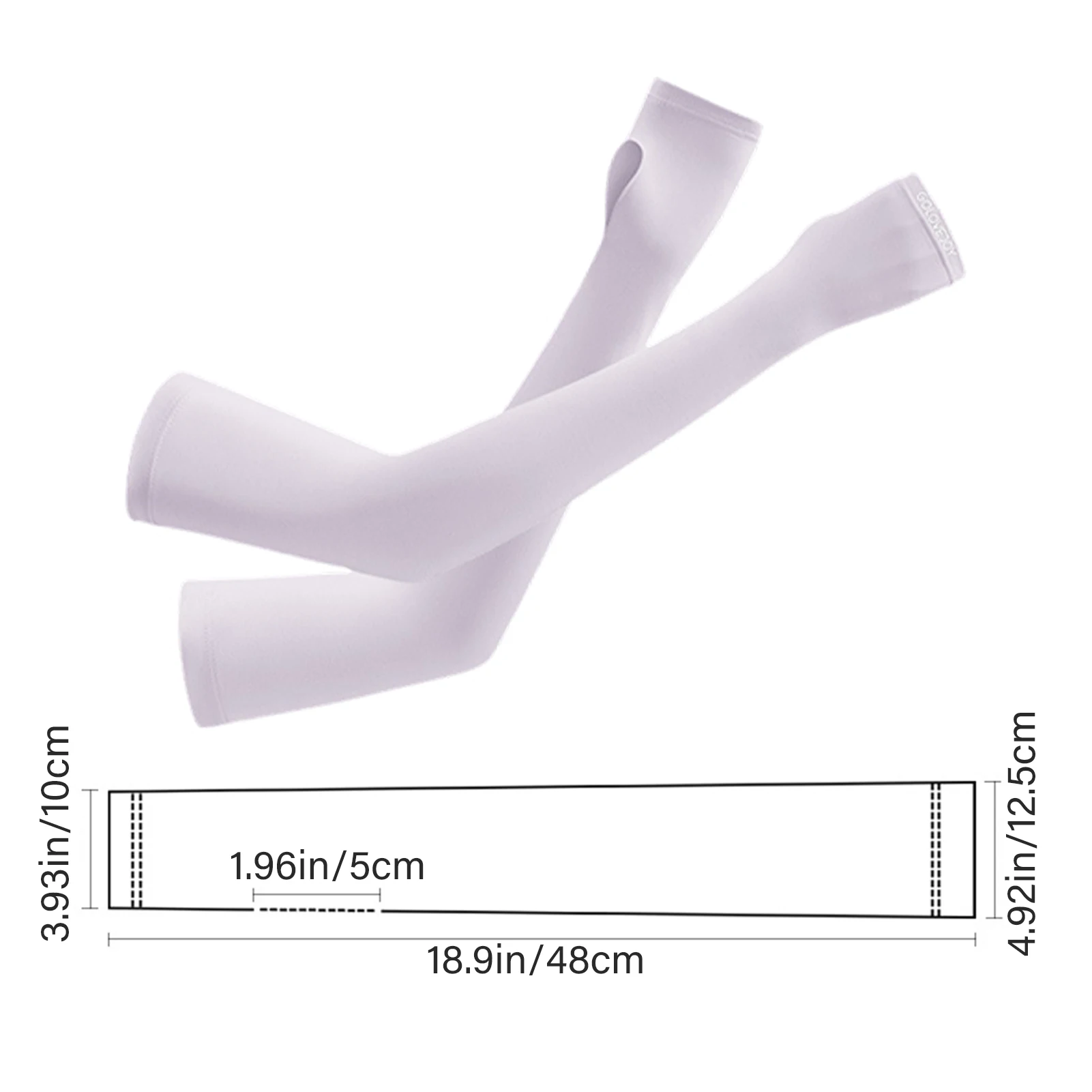 Summer Cooling Arm Sleeves Cover Breathable Compression Athletic Sports Sleeves for Cycling Riding Golfing