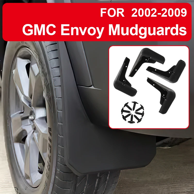 T GMC Sierra Envoy C K 픽업 머드플랩, 스플래시 가드, 머드가드, 전방 후방 펜더 보호대, 1988-2018