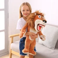 Grand jouet de brosse à dents en peluche animale pour enfants, beurre dentaire, brosse à dents en peluche, modèle de dents, outil fuchsia, cadeau 3