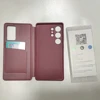 Wallet Card Slot Holder Flip Cover For Samsung Galaxy S25 S24 S23 S22 Ultra Window View Smart Display Leather Cases 6
