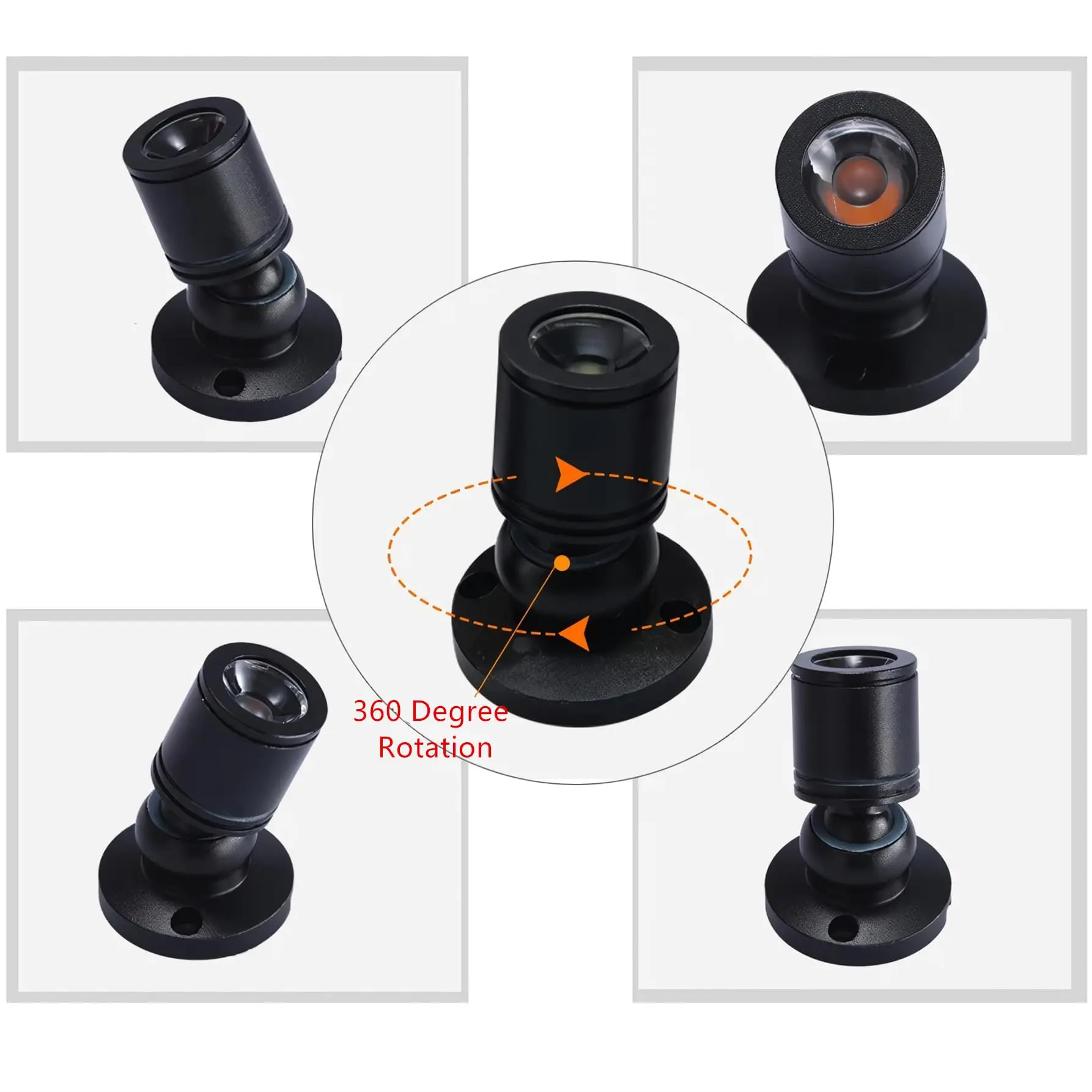 미니 스포트 라이트 알루미늄 USB 5V 밝기 조절 LED 다운라이트 액센트 조명, 그림 식물 주얼리 샵 윈도우 모델