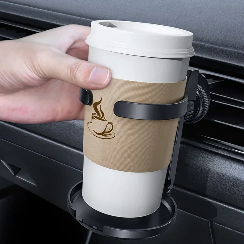 자동차 컵 거치대 공기 통풍구 배출구 음료수 거치대 병 거치대, 자동차 인테리어 액세서리, 접이식 음료 재떨이 마운트 스탠드