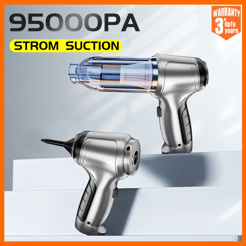 Xiaomi 95000pa Wireless Car Vacuum Cleaner Strong Suction Handheld Auto