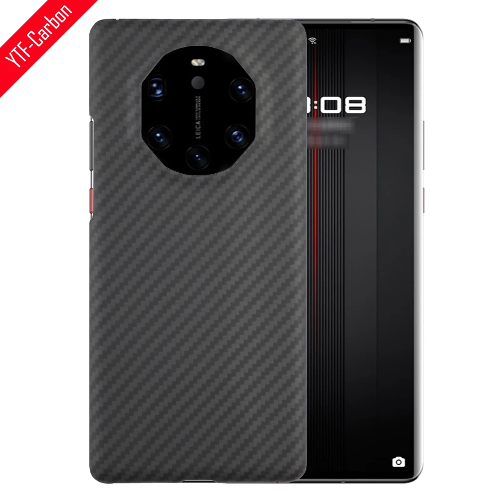 

YTF-carbon для Huawei Mate 40 RS Porsche чехол для телефона из настоящего углеродного волокна чехол для телефона Mate 40 RS из арамидного волокна Ультратонкий чехол