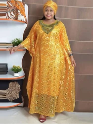 Dubai African Lace Dresses For Women Elegant Two Piece Set Clothing Kaftan Abayas Wedding Party Evening Long Dress Prom Gowns