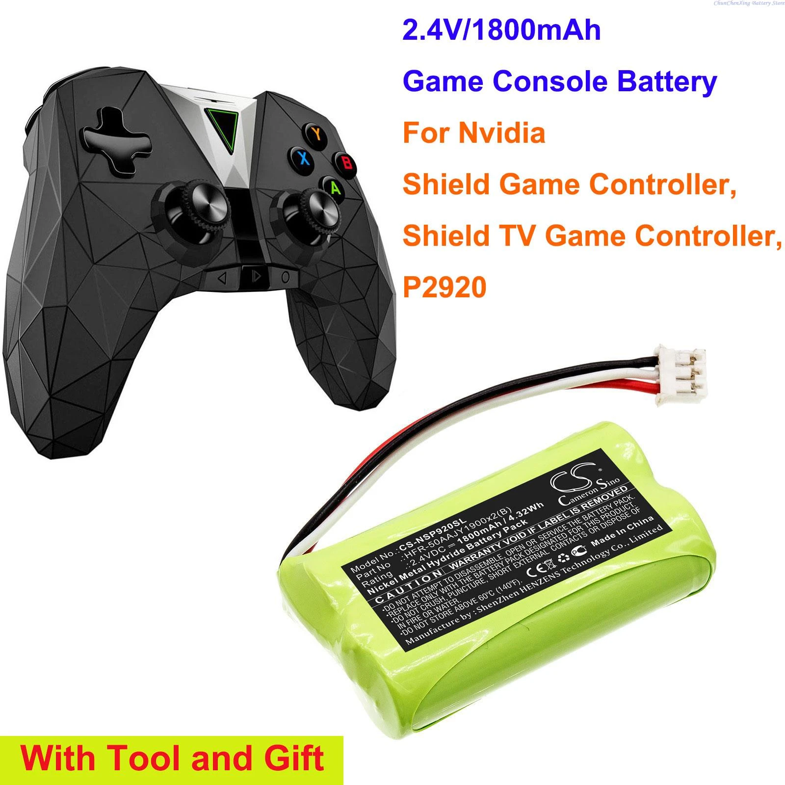 verzoek strategie Analytisch Nvidia Shield Game Controller Battery | Nvidia Shield Tv Controller Battery  - 1800mah - Aliexpress