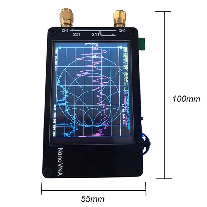 Nanovna VNA 2.8 Inch Network Analyzer Antenna Analyzer 50Khz-900Mhz Antenna Built-In Battery