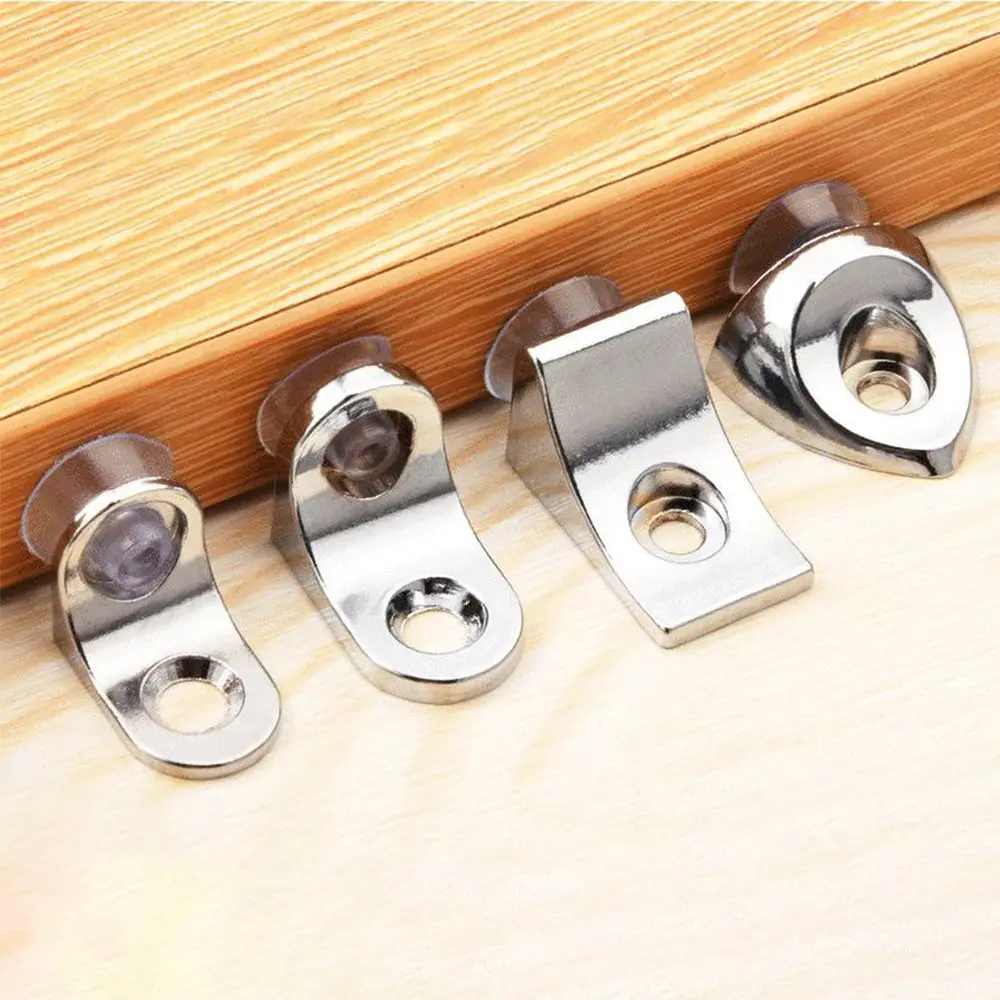Description Picture 5 of item10 Pcs Silver Color Shelf Support Pegs Plate Support Zinc Alloy Cupboard Pegs Pin Bracket Nail Hardware Glass Shelves Stand