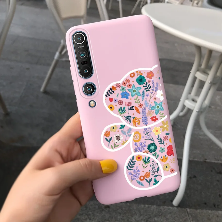Stylish Flower Girls Slim Soft Silicone Phone Case Cover