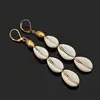 Bohemian Beach Drop Earring Natural Cowrie for Shell Pendant Dangle Earrings Jew 1