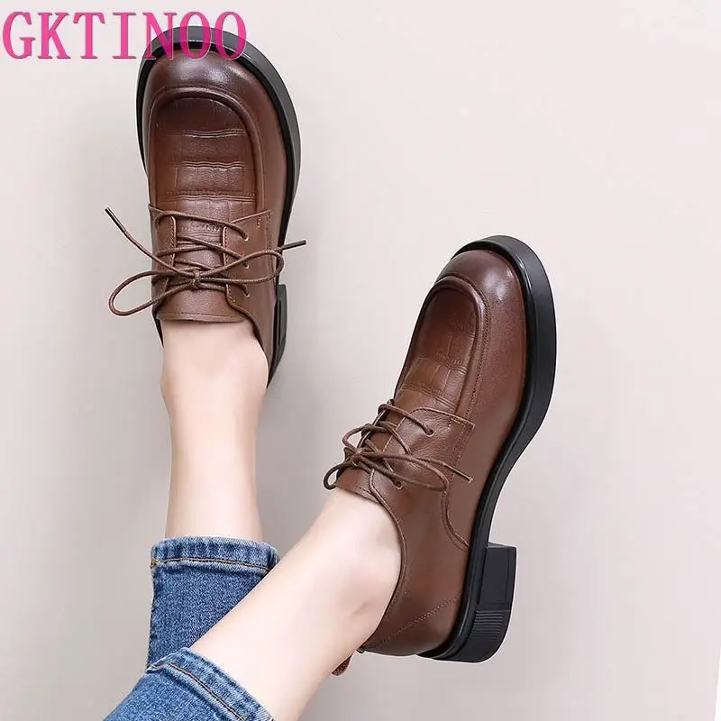 Chaussures Oxford Pour Femme - Plates, Bout Pointu, Lacets, Cuir Verni (tailles EU 31 à 52)