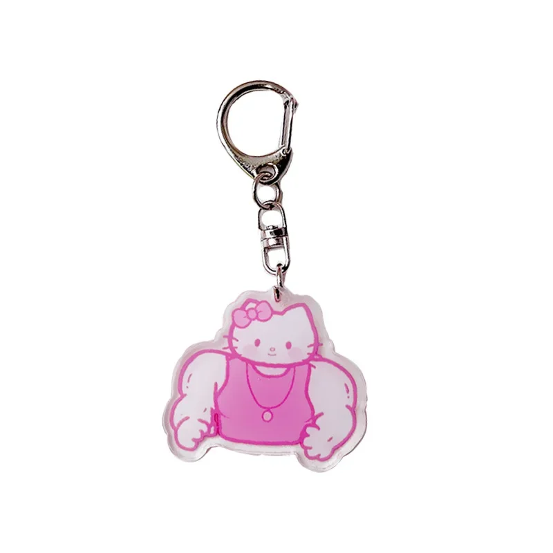 Plush Keychain Key Chain Bunny Keychain Balloon Dog Keychain Hello Kitty Sanrio Keychain Anime Kuromi My Melody Acrylic Keyring Kawaii Cinnamoroll Pochacco Pendant Christmas Gifts