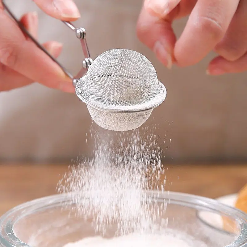 1pcs Handheld Powdered Sugar Shaker and Flour Sieve Upgrade Your Baking Supplies Easy-to-Use for Baker Baking Frosting Tools